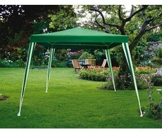 Pavėsinė 3x3/2.4x2.4m žalia/balta