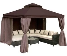 Home4you Pavėsinė LEGEND 2,91x2,91x2/2,8m, ruda