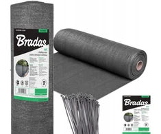 Bradas Pavėsio ir dengimo tinklas 90%, 1,5x10m, 135g PILKA