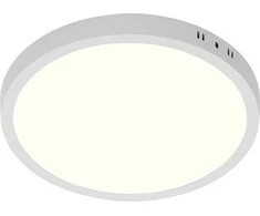 28W LED paviršinė panelė HOROZ, apvali, su maitinimo šaltiniu (4200K) natūraliai balta