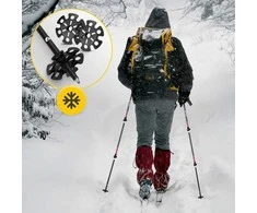 PEAK+ rožinės spalvos šiaurietiško ėjimo lazdos