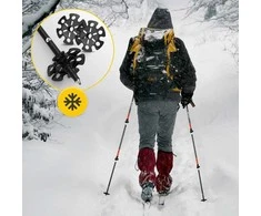 PEAK+ šiaurietiško ėjimo lazdos, oranžinės