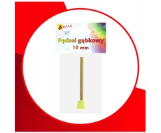 PĘDZEL GĄBKOWY 10 mm SHAN UNIWERSALNY DREWNIANY UCHWYT OKRĄGŁA KOŃCÓWKA