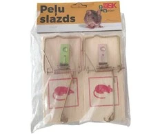 Besk Pelės gaudyklė medinė, 2 vnt.