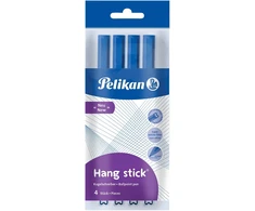 Pelikan Hang Stick mėlyni rašikliai, 4 vnt.
