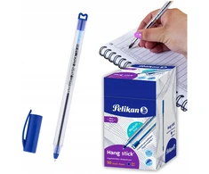 Pelikan Hang Stick mėlyni rašikliai, 50 vnt.