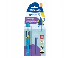 Pelikan Plunksnakotis Griffix-4 "L" neon fresh mėlynas bls