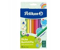 Pelikan Spalvoti pieštukai, 12 spalvų