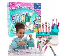 PEN FACTORY CREATIVE ART KIT „Pasidaryk pats“ tušinukų blizgučiai, skirti VAIKAMS