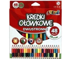 Penmate Kolori dvipusės spalvotos kreidelės, 48 spalvų