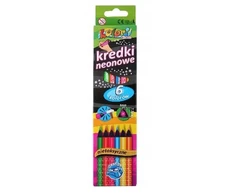 Penmate Neoninės Kreidelės, 6 Spalvų Rinkinys su Drožtuku