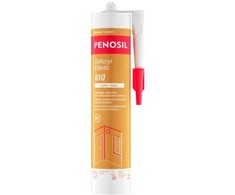 PENOSIL SilAcryl Elastic 610 silikonizuotas akrilinis hermetikas baltas 300 ml