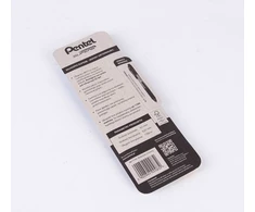 Pentel Bk77 rašiklis: 2 vnt. (juodas, mėlynas), 0.7mm, 1700m rašymo linija