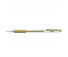 Pentel Hybrid K118 gelinis rašiklis, metalinis auksas