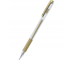 Pentel Hybrid K118 gelinis rašiklis, metalinis auksas