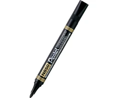 Pentel N850 permanentinis žymeklis, apvalus antgalis, juodas, 1 vnt.