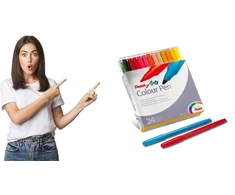 Flomasteriai PENTEL ARTS S360 24 spalvų, 1-2 mm