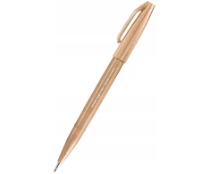 Pentel Ses15c-e2 rašiklis su teptuku, rudas