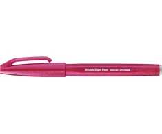 Pentel Sign Pen rašiklis kaligrafijai, bordo
