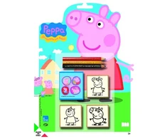 Peppa Pig Multiprint plastikiniai lizdiniai antspaudai