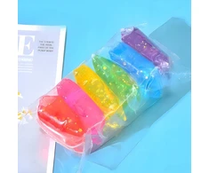 Perfect 6x MAGIC SLIME PULLING SENSORY GEL ELASTIC COLOR RINKINYS