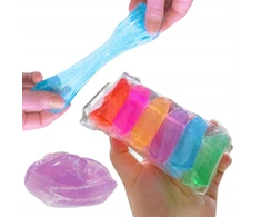 Perfect 6x MAGIC SLIME PULLING SENSORY GEL ELASTIC COLOR RINKINYS