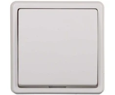 Perjungiklis VILMA STANDARD ST 150, 1 klavišo, su rėmeliu, baltas
