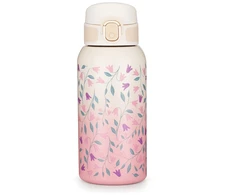 PETITE&amp;MARS Nerūdijančio plieno termo buteliukas su šiaudeliu, 500 ml