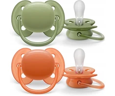 Philips Avent itin minkštas čiulptukas 2 vnt, be BPA, skirtas vaikams nuo 18 mėn