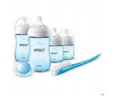 Philips Avent Natural 2.0 pradinis rinkinys mėlynas SCD301/04