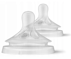 PHILIPS Avent Natural SCY966/02 čiulptukas, skaidrus 6 m+ (2 vnt.)