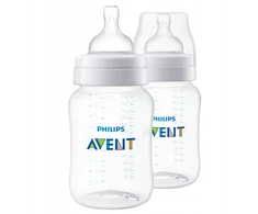PHILIPS AVENT SCY103/02 KLASIKINIS BUTELIŲ RINKINYS 2x260ml ANTICOLIKAS 1M+