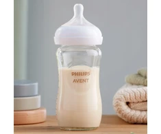 PHILIPS AVENT stiklinis dovanų buteliukas naujagimiui SCD878/11 (3 vnt.)