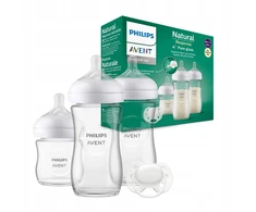 PHILIPS AVENT stiklinis dovanų buteliukas naujagimiui SCD878/11 (3 vnt.)