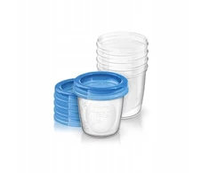 Philips "Avent" talpyklės motinos pienui 5 X 180ml 5 vnt