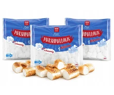 Pianki na Ognisko na grilla Marshmallow Bbq Duże słodkie 3x300g Niemieckie