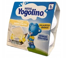 Pieninis desertas Vanilinis jogurtas Nestlé Yogolino po 6 mėnesių 400g