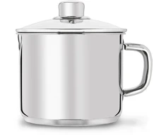 PIENO PUODAS Mažo puodo indukcinis dujinis dangtelis Tadar Bahama 2,7L 16cm