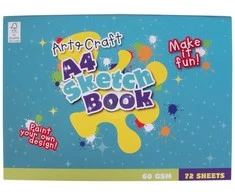 Piešimo albumas Sketch Book School 72 lapai/A4