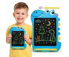 PIEŠIMO LENTELĖ 8,5" – VAIKAMS DINOZAURŲ LCD LENTA MĖLYNA 3+