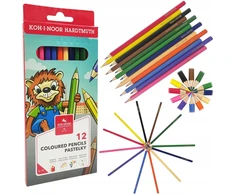 Pieštukai spalvoti Koh-I-Noor 3552 Lion 12 spalvų