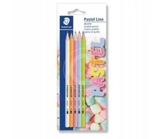 Pieštukas Hb Staedtler Norica Pastel Line, 5 vnt. pakuotėje