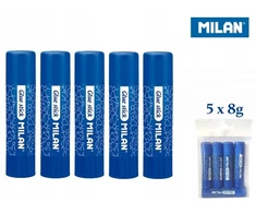 Pieštukiniai klijai blisteryje Milan, 8 g, 5 vnt, BWM10408