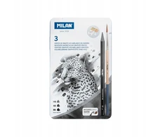 Pieštukų rinkinys 3vnt juodos spalvos+priedai 07168103C MILAN