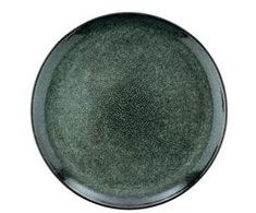 Pietų lėkštė AURORA AYANA DARK, t. žalios sp., 21 cm