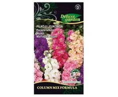 Pilkųjų leukonijų sėklos Delux Garden 0.1g Column Mix
