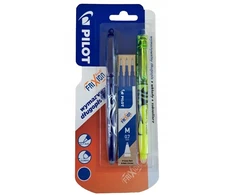 Pilot Pen Ištrinamas rašiklis Pilot Frixion mėlynas + 3 papildymai + žymeklis