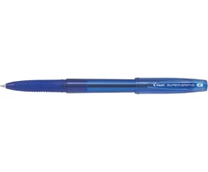 Pilot Pen Pilot Super Grip 0,7mm mėlynas tepalinis rašiklis su dangteliu