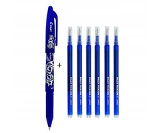 Pilot Pen Pultas mėlyna DŁUGOPIS WYMAZYWALNY + 6 wkładów 0,7