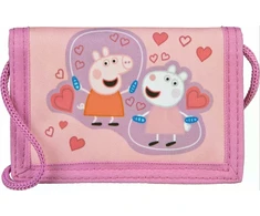 Undercover Piniginė piniginė su virvele aplink kaklą Velcro Peppa Pig